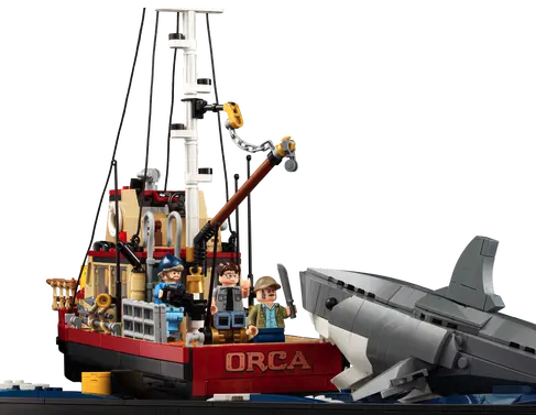 LEGO rinde homenaje a Jaws y nos lleva de vuelta a los 80: ¡el tiburón ya no es tan aterrador!